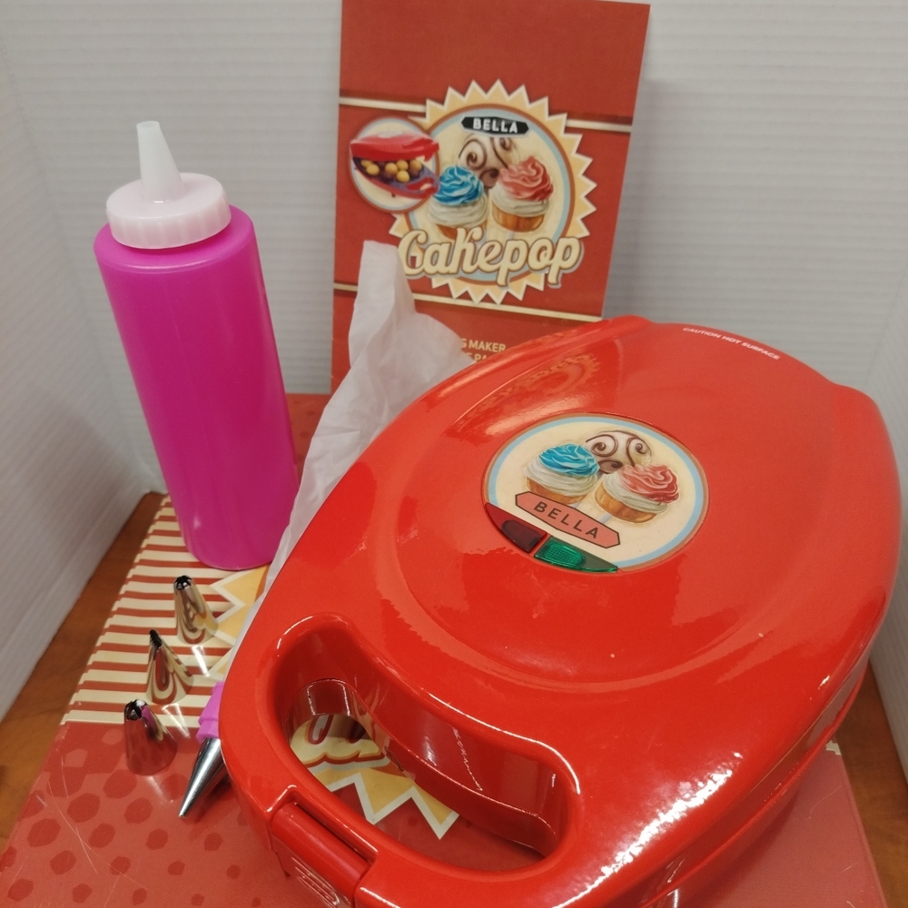 Bella Cake Pop Maker Set with Red and Blue Accents